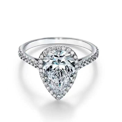 Anillo de Diamante Drop Mosan con Circonitas Brillantes - Image 8