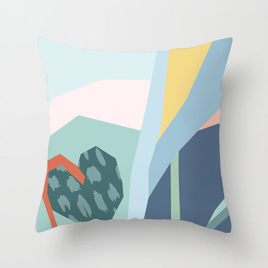 Funda de Almohada Geométrica Moderna en Poliéster Peachskin - Image 67