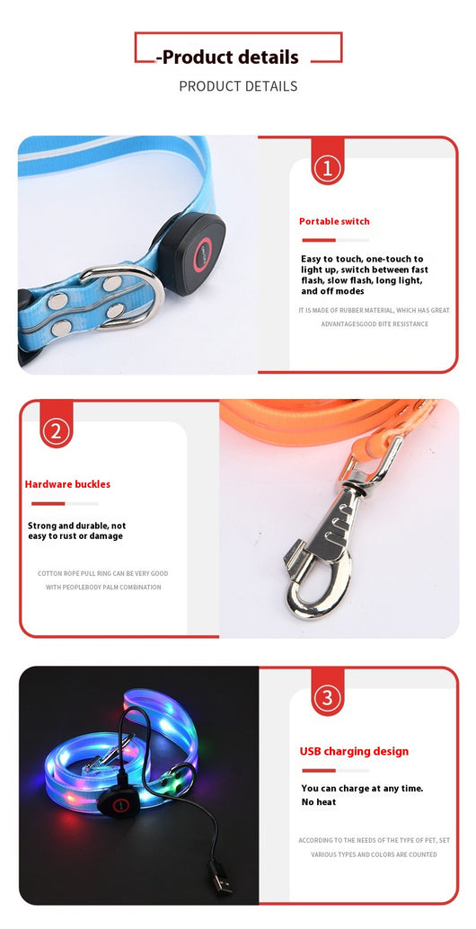 Correa LED Luminosa para Mascotas - Collar con Luz Emisora - Image 22