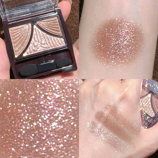 Paleta de Sombras Pearlescente Mate con Moño - 3 Colores - Image 13