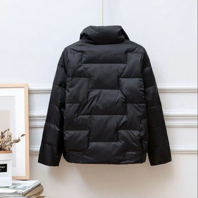 Chaqueta Acolchada de Algodón con Personalidad para Mujer - Image 4
