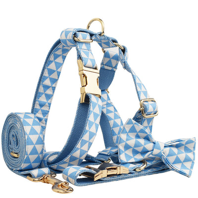 Chaleco para Perro con Lazo de Cuerda Triangular Azul - Image 10