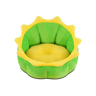 Cama Térmica Dinosaurio para Mascotas - Cálida y Acogedora para Perros Pequeños, Medianos y Grandes