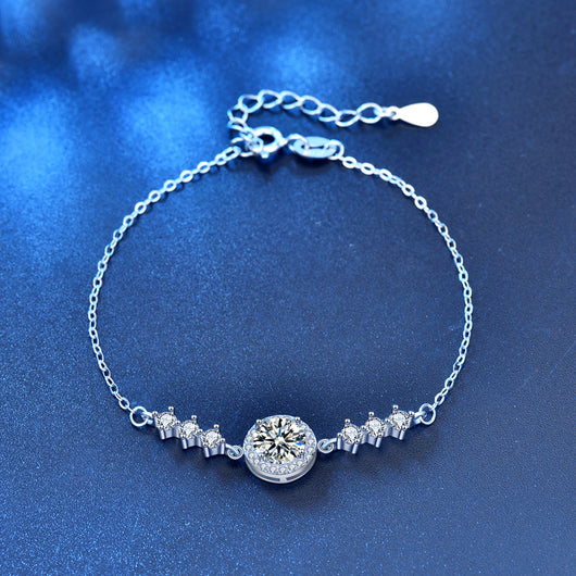 Pulsera de Moissanita Estrellada Minimalista para Mujer - Image 2