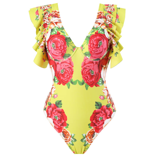 Traje de Baño Enterizo Estampado para Mujer - Diseño Moderno y Versátil - Image 24