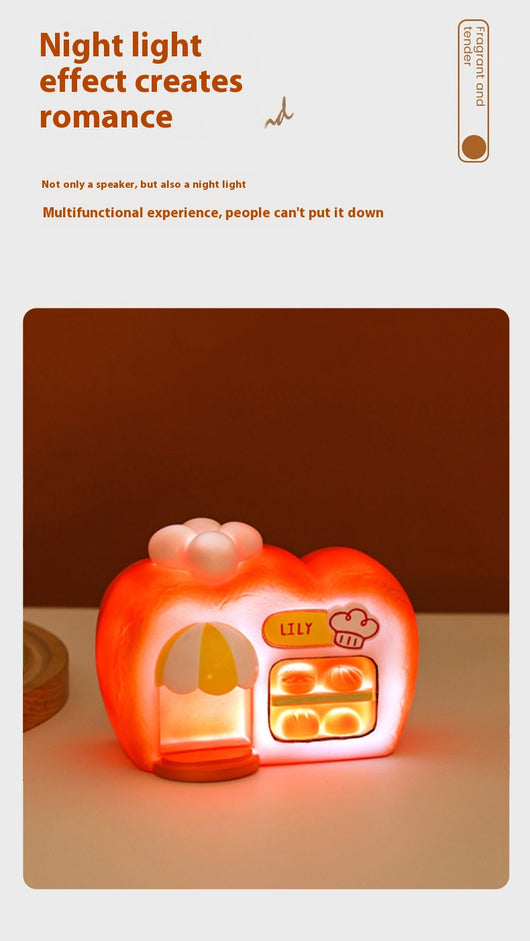 Parlante Bluetooth Decorativo con Luz LED Ambiente - Image 14