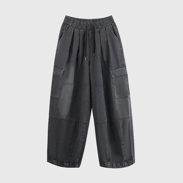 Jeans de Trabajo Holgados Efecto Desgastado