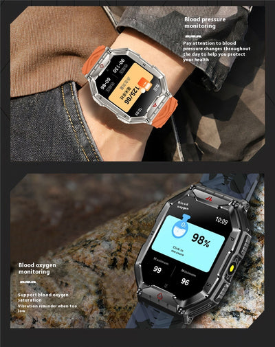Reloj Inteligente KR82 con Llamadas Bluetooth, Monitor Cardíaco y Presión Arterial - Image 22