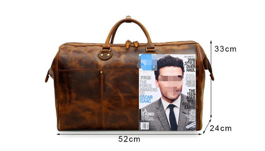Bolsa de Viaje Cuero Genuino Capacidad Extra Grande para Hombre - Image 7