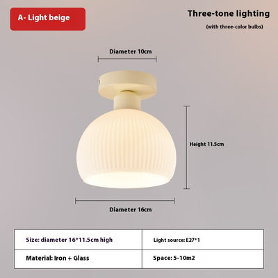 Lámpara de Techo Moderna para Pasillo con Ventosa - Diseño Floral Minimalista - Image 6