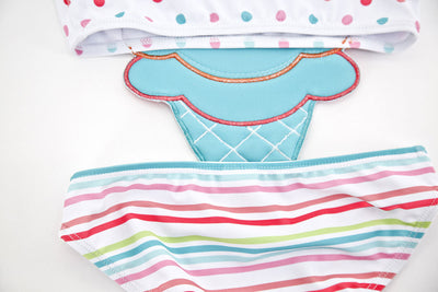 Traje de Baño Enterizo para Niñas - Diseño Fuente Térmica - Image 15