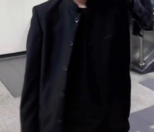 Blazer Casual Coreano Estilo Moderno Ajustado - Image 9
