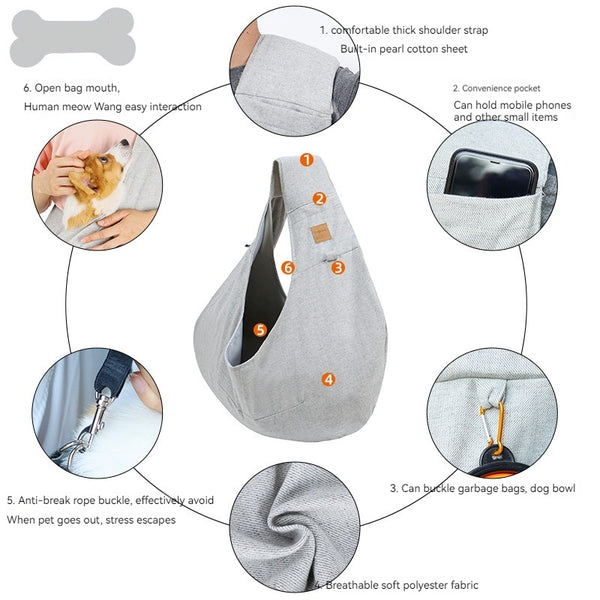 Mochila Transportadora para Perros - Hug Pet