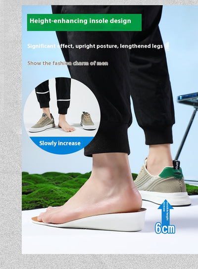 Zapatillas Deportivas Tejidas con Alzas Invisibles para Hombre - Image 23