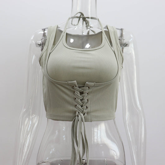 Blusa Sin Mangas con Amarre al Cuello - Image 15