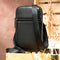 Riñonera de Cuero Genuino para Hombre - Bolsa Vertical Portátil