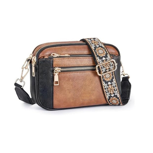 Bolsa Crossbody Multiusos con Diseño Vaca y Cierre de Cremallera - Image 12