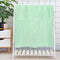 Solid Green 105 x 105 Cm Stretched Size