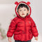 Abrigo Acolchado Rojo Tigre para Niños y Niñas - Diseño Anual