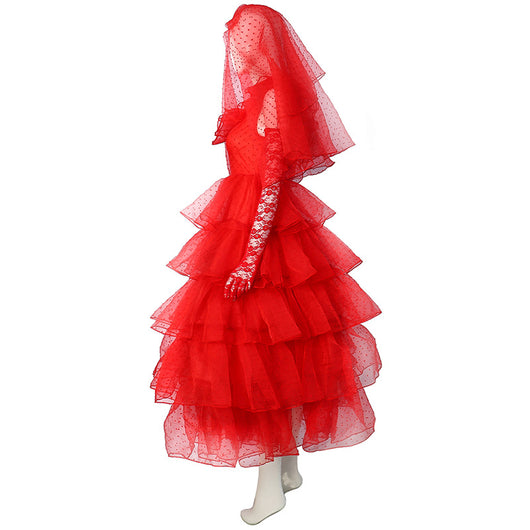 Disfraz Beetlejuice Novio - Vestido de Boda Cosplay - Image 14