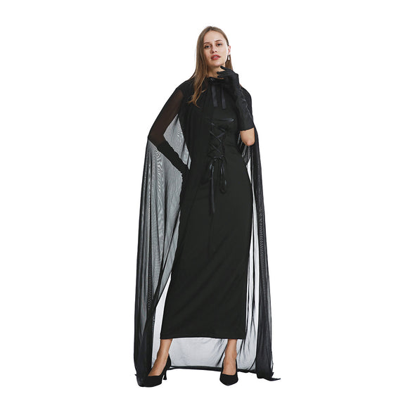 Capa de Bruja Encaje Europeo Americano para Halloween