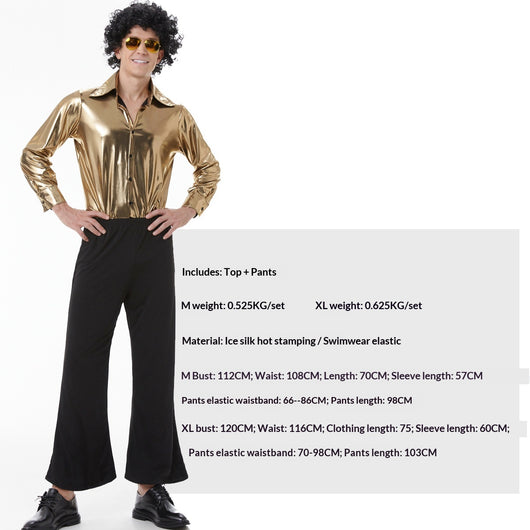 Atuendo Retro Disco de los 70s - Image 8