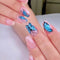 Uñas Postizas Love Milk Tea - Acabado Profesional Listo para Usar