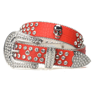 Cinturón para Mujer con Hebilla de Aguja y Incrustaciones de Cristal - Image 11