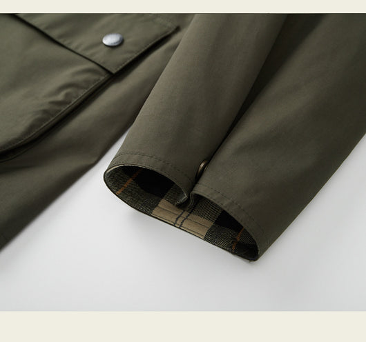 Chaqueta Trench Vintage Bedale en Cera - Estilo Clásico Inglés - Image 9
