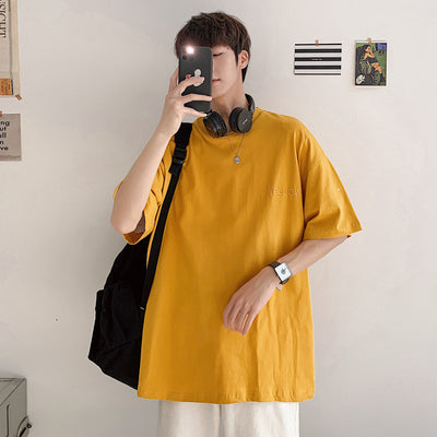Camiseta Holgada Estilo Hong Kong para Parejas - Manga Corta Unisex - Image 16