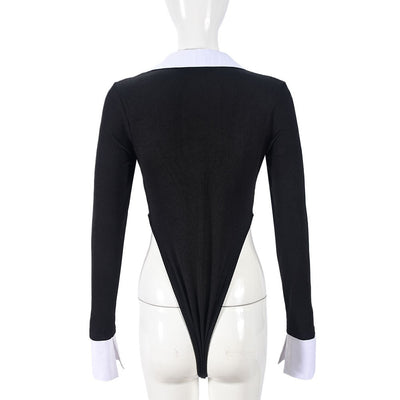 Blusa Elegante de Manga Larga con Cuello y Detalles Calados - Image 12
