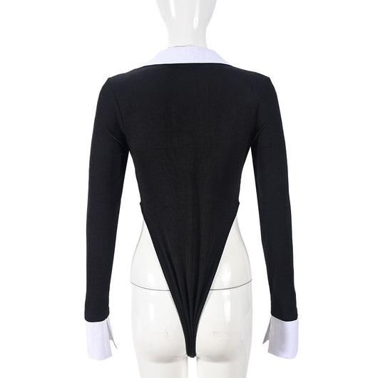 Blusa Elegante de Manga Larga con Cuello y Detalles Calados - Image 12