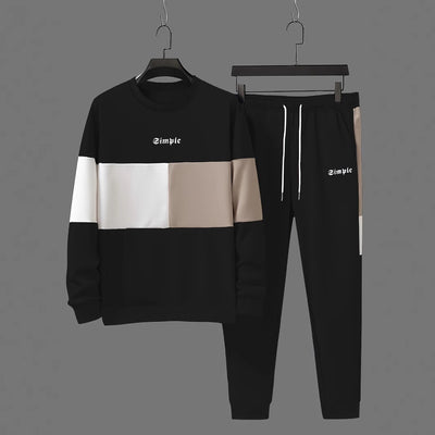 Traje Deportivo Casual para Hombre con Estampado Minimalista - Image 3
