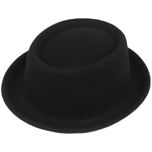Gorro de Lana para Hombre con Ala Ondulada y Copa Plana - Image 10