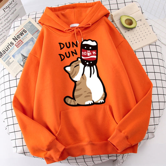 Sudadera con Capucha Gato Divertido - Aumento de Sueldo para Hombre - Image 2