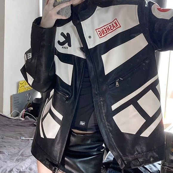 Chaqueta de Béisbol Retro para Mujer