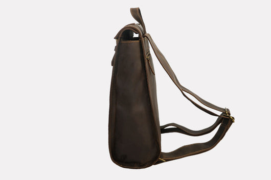 Mochila de Cuero Genuino Artesanal Vintage para Hombre - Image 17