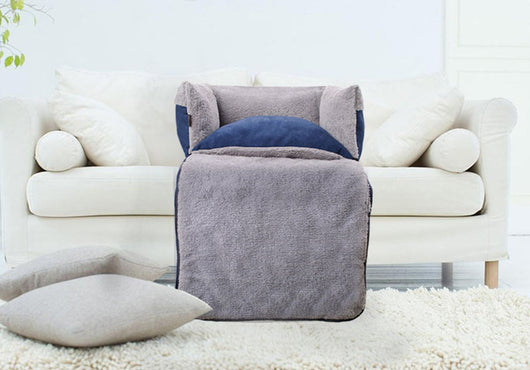 Cama Nido Reversible para Mascotas con Manta Removible - Image 7