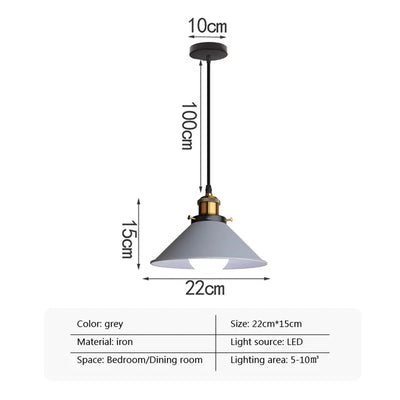 Lámpara Colgante Minimalista de Cabeza Única para Sala, Dormitorio y Estudio - Image 8