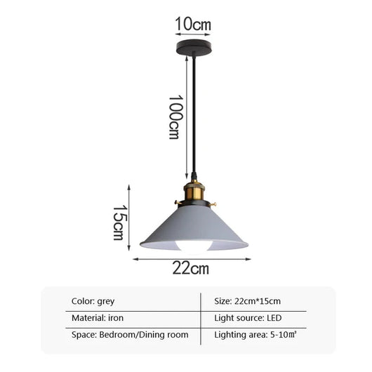 Lámpara Colgante Minimalista de Cabeza Única para Sala, Dormitorio y Estudio - Image 8