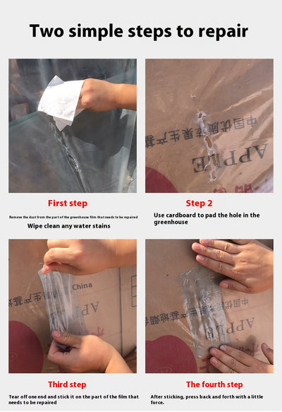 Cinta Adhesiva Reforzada para Invernaderos - Resistente al Frío y Impermeable - Image 4