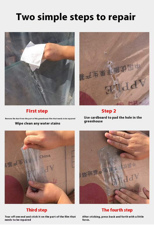 Cinta Adhesiva Reforzada para Invernaderos - Resistente al Frío y Impermeable - Image 4