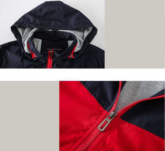 Chaqueta Casual para Hombre con Cuello de Pie y Capucha - Image 13