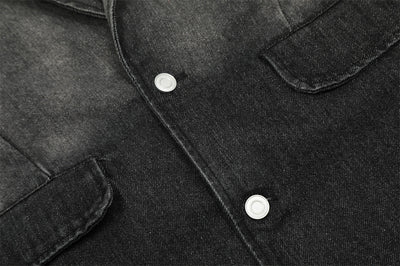 Chaqueta Denim con Degradado Tinta - Moda Casual Premium para Hombre - Image 16