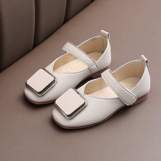 Zapatos de Cuero Suave Retro para Niñas - Diseño Versátil - Image 7