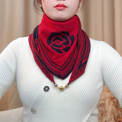 Bufanda de Lana Tejida Estilo Coreano Versátil - Image 9