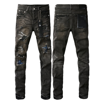 Pantalones Skinny Retro Ajustados con Elastano - Image 32