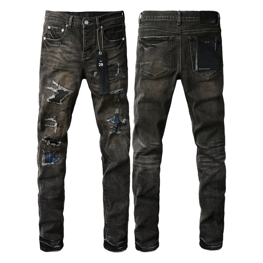Pantalones Skinny Retro Ajustados con Elastano - Image 32