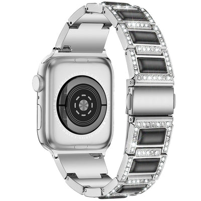 Reloj de Acero Inoxidable con Ópalos y Diamantes Incrustados - Image 11