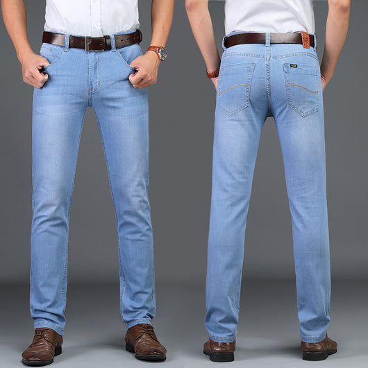 Pantalones Slim Fit Coreanos Juveniles en Tonos Claros - Image 4